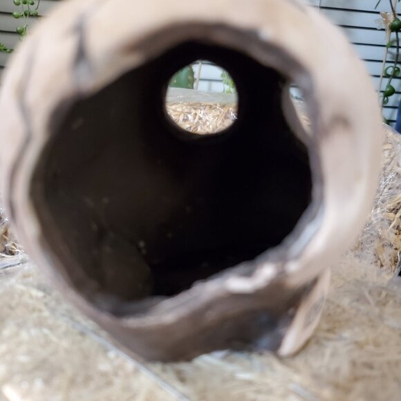 Vintage Ceramic Clay Skull Tea Light Candle Holder - KOREA - Picture 4 of 8